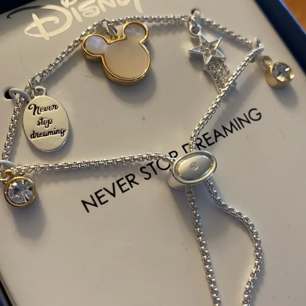 DISNEY SILVER CHARM BRACELET - Picture 5 of 5